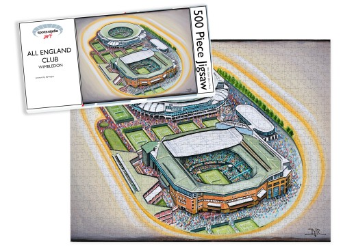 All England Lawn Tennis Association Fine Art Jigsaw Puzzle - Wimbledon